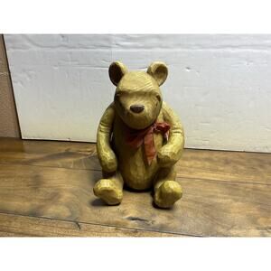 Vintage Walt Disney Charpente Classic Winnie The Pooh Large Carved Resin Bear